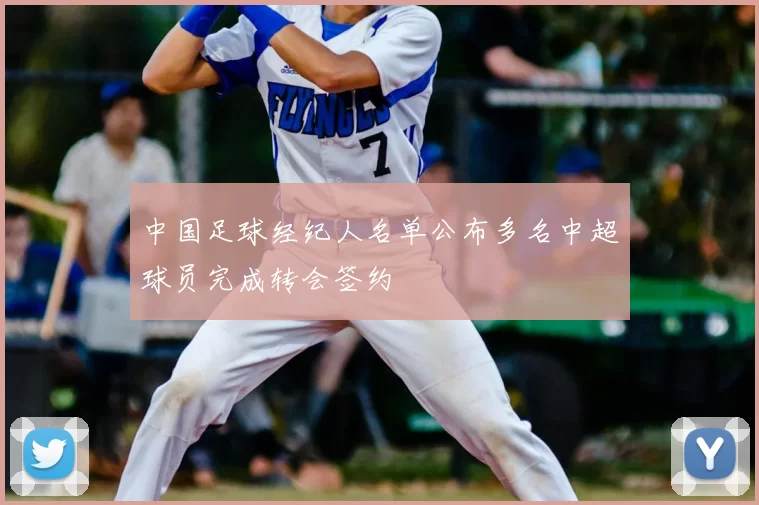 中国足球经纪人名单公布多名中超球员完成转会签约